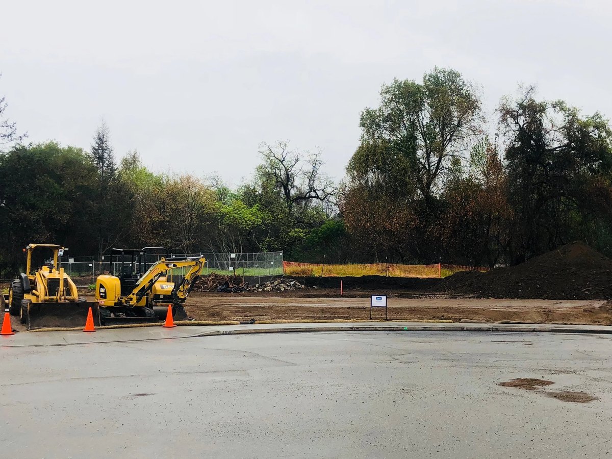 A Daher Development jobsite in the Marin County area