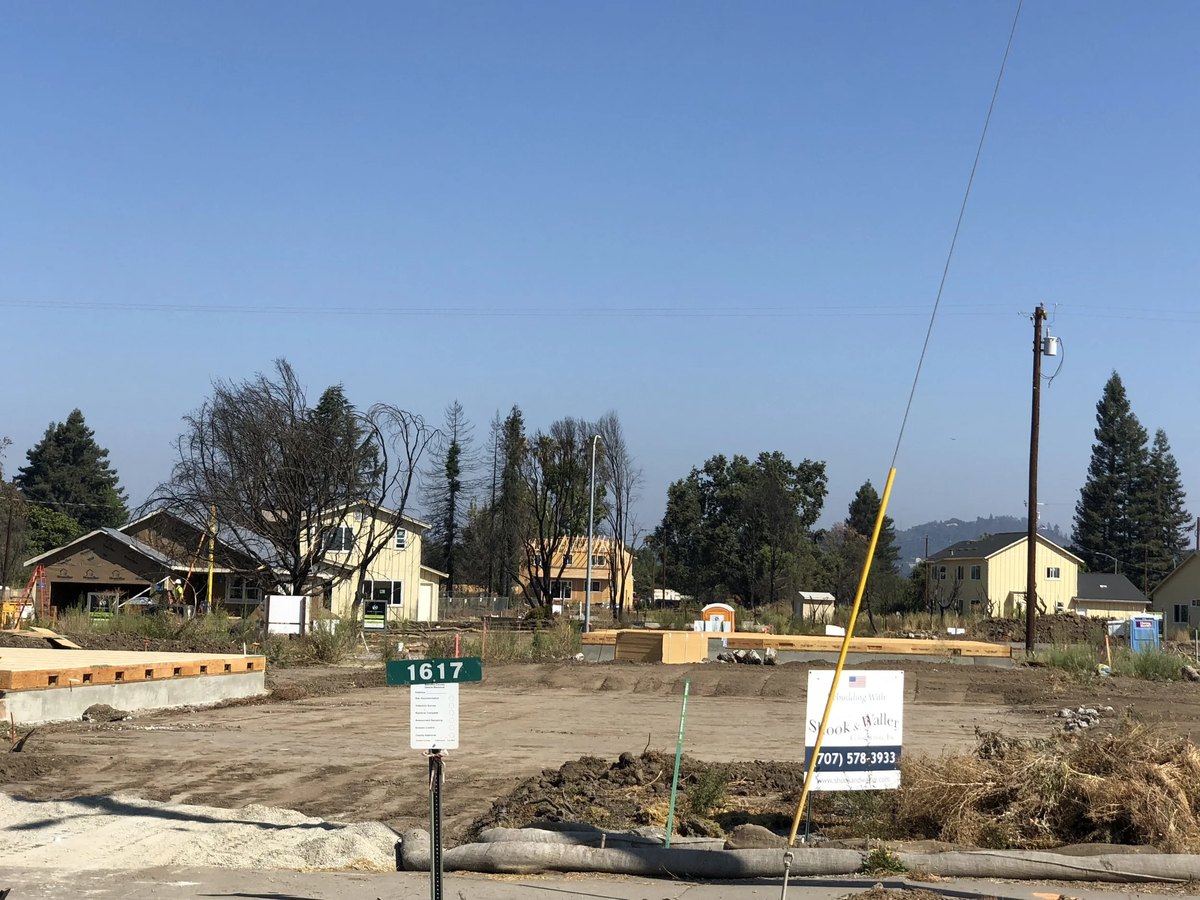 A Daher Development jobsite in the Santa Rosa area