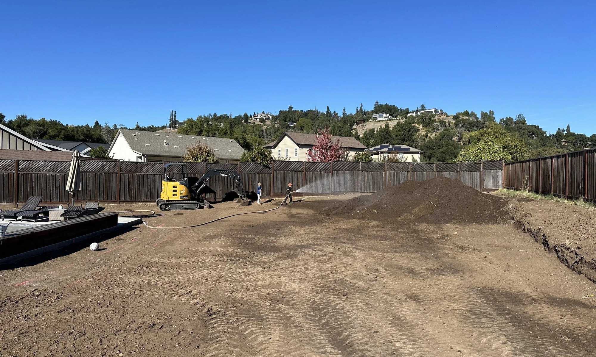 A graded and prepared site ready for construction