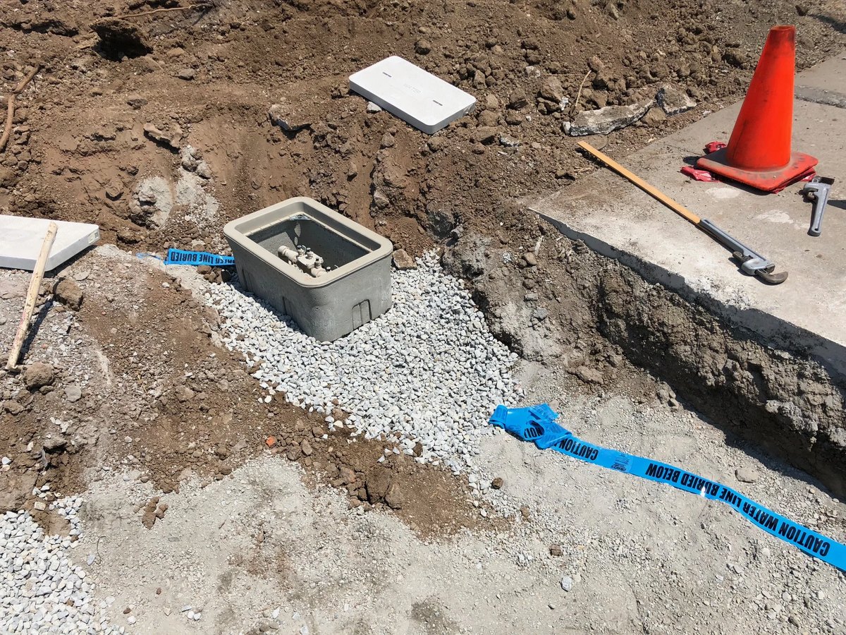 Utility Vault Set, a Daher Development jobsite