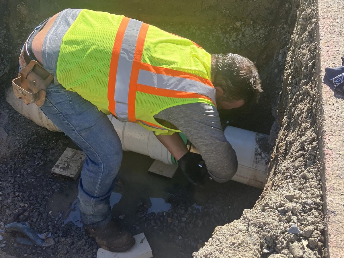 Trench Work, a Daher Development jobsite